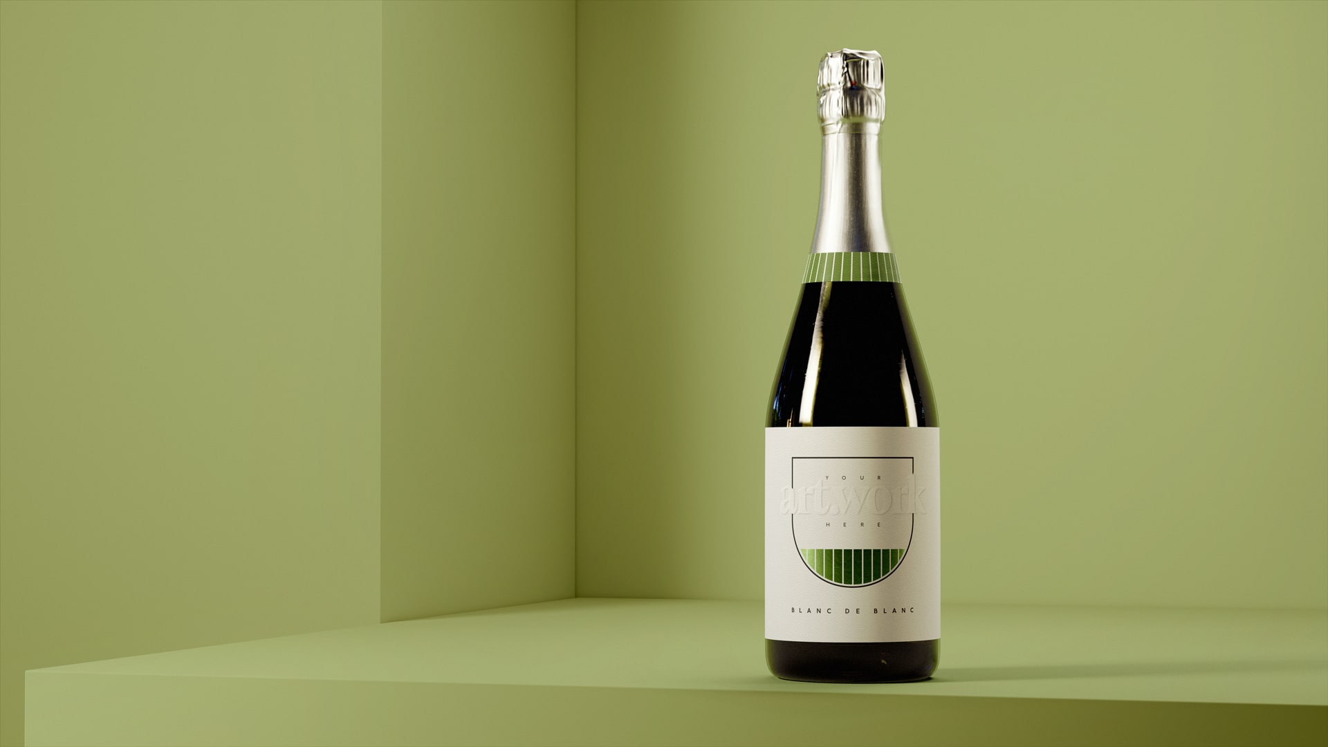 Digital Mockup Tool - Champagne Bottle